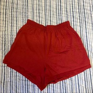 Soffe red shorts